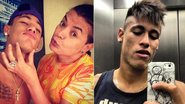 David Brazil tieta Neymar - que exibiu seu novo look: cavanhaque loiro - Reprodução / Instagram