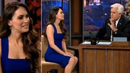 Megan Fox durante entrevista ao 'The Tonight Show' - Reprodução