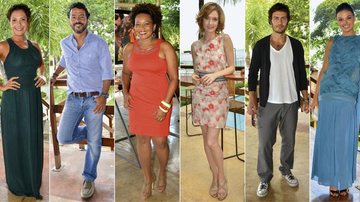 Fabiula Nascimento, Marcos Palmeira, Margareth Menezes, Camila Morgado, Gabriel Braga Nunes e Isis Valverde. - Paulo Mumia