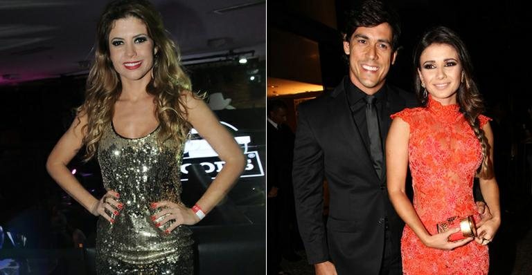 Cacau Colucci e o casal Paula Fernandes e Henrique do Valle - Francisco Cepeda e Danilo Carvalho / AgNews; Manuela Scarpa e Cláudio Augusto / Foto Rio News