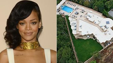 Rihanna e sua nova casa - Getty Images e Reprodução