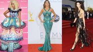 Os looks das celebridades no red carpet também são alvos de polêmica - Foto-montagem