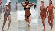 Cássia Linhares, Danielle Winits e as gêmeas Bia e Branca Feres - Dilson Silva / AgNews; Marcos Ferreira / Foto Rio News