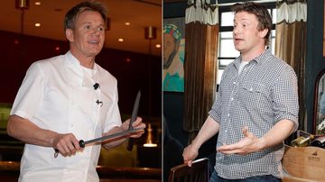 Gordon Ramsay chama o rival Jamie Oliver de gordo - Getty Images