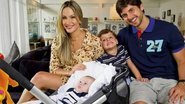 Claudia Leitte com os filhos, Davi e Rafael, e o marido, Marcio Pedreira - Cadu Pilotto