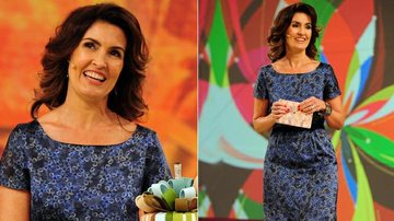 Fátima Bernardes em seu programa 'Encontro' - TV Globo