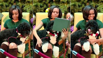 Michelle Obama e Bo - Splash News