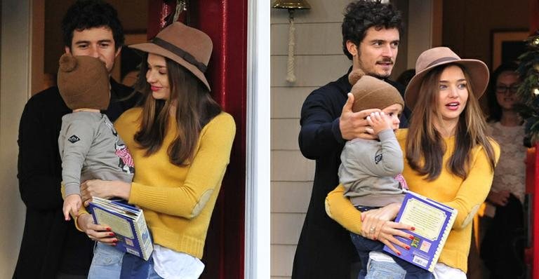 Miranda Kerr, Orlando Bloom e Flynn - The Grosby Group