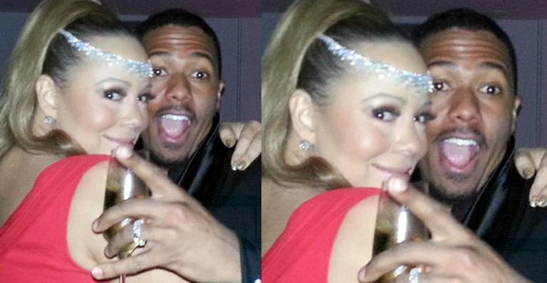 Mariah Carey e o marido Nick Cannon - Reprodução / Twitter