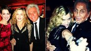 Madonna, Anne Hathaway, Giancarlo Giammetti e Valentino Garavani - Reprodução/ Twitter