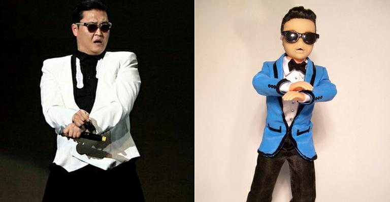 O boneco do rapper Psy - Getty Images/ Divulgação