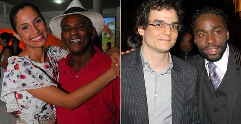 Camila e Antônio Pitanga; Wagner Moura e Lázaro Ramos - TV Globo; Agnews