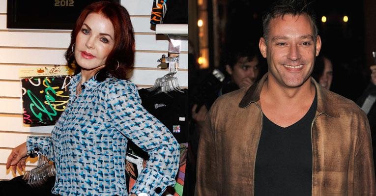 Priscilla Presley nega namoro com o apresentador Toby Anstis - Foto-montagem