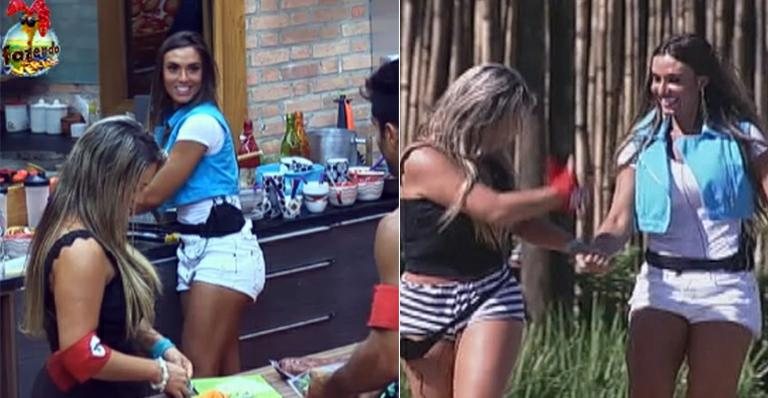 Nicole Bahls em 'A Fazenda de Verão' - Reprodução/ TV Record