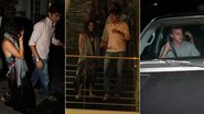 Ashton Kutcher e Mila Kunis vão a restaurante com Luciano Huck no Rio de Janeiro - Delson Silva / AgNews