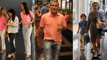 Famosos se divertem em shopping carioca - Daniel Delmiro / AgNews