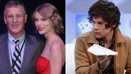 Taylor Swift com o pai, Scott Kingsley Siwft. Harry Styles - Getty Images