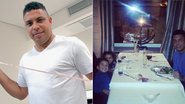 Ronaldo com as filhas, Maria Sophia e Maria Alice - Divulgação; Reprodução / Instagram