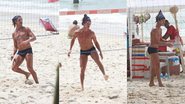 Ator José Loreto treina futevôlei no Rio de Janeiro - Dilson Silva/AgNews