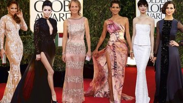 Jennifer Lopez, de Zuhair Murad; Eva Longoria, de Emilio Pucci; Helen Hunt, de Dolce & Gabbana; Halle Berry, de Atelier Versace; Anne Hathaway, de Chanel Couture; Morena Baccarin, de Valentino - The Grosby Group