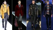 Modelos na Semana de Moda Masculina de Milão - Getty Images