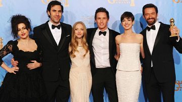 Helena Bonham Carter, Sacha Baron Cohen, Amanda Seyfried, Eddie Redmayne, Anne Hathaway e Hugh Jackman - Getty Images