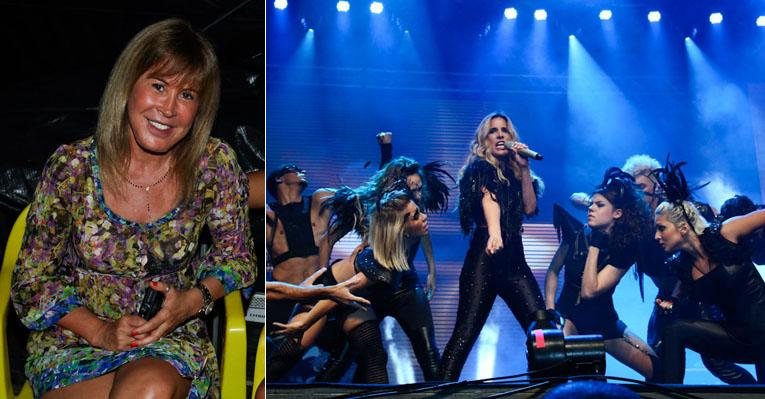 Zilú aplaude show da filha Wanessa no litoral de São Paulo - Manuela Scarpa/FotoRioNews