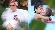 Jennifer Lopez com os filhos gêmeos Max e Emme - Splash News splashnews.com