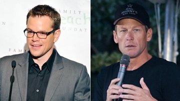 Matt Damon e Lance Armstrong - Getty Images