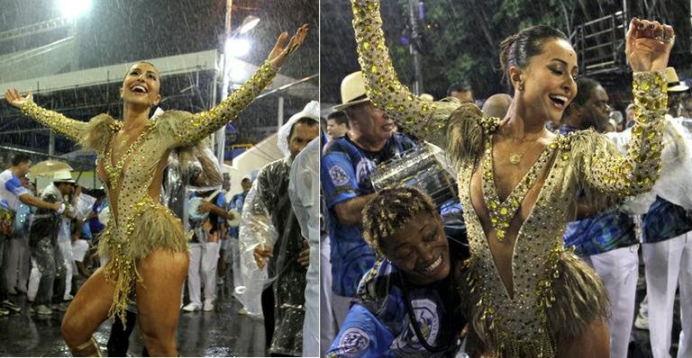 Sabrina Sato samba para a Vila Isabel. Mart'nália também curte ensaio - Henrique Oliveira/ Foto Rio News