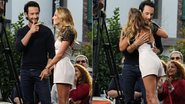 Rodrigo Santoro grava entrevista com Renee Bargh para o programa ‘Extra!’, em Los Angeles - The Grosby Group