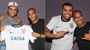 Naldo ganha camisa do Corinthians autografada de Emerson Sheik - Thiago Duran/AgNews