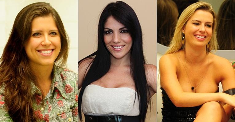 Andressa, Anamara e Fernanda estão fora da prova do líder - Foto-montagem