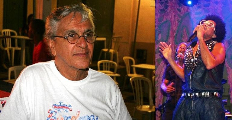 Caetano Veloso prestigia sgow de Magary Lord no Pelourinho, em Salvador - Jorge Thadeu/Divulgação