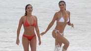 Flávia Alessandra e Fernanda Paes Leme gravam 'Salve Jorge' na praia - Dilson Silva/ AgNews