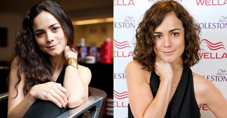 O antes e depois do visual de Alice Braga - Gustavo Scatena/ Imagem Paulista/ Divulgação