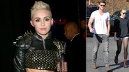 Miley Cyrus com o noivo Liam Hemsworth - Getty Images/Grosby Group