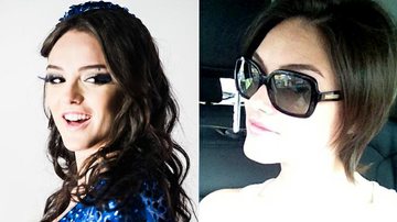 Isabelle Drummond: antes e depois - Divulgação/ TV Globo