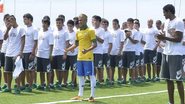 Neymar em evento para apresentar novo uniforme da seleção - André Muzell/AgNews