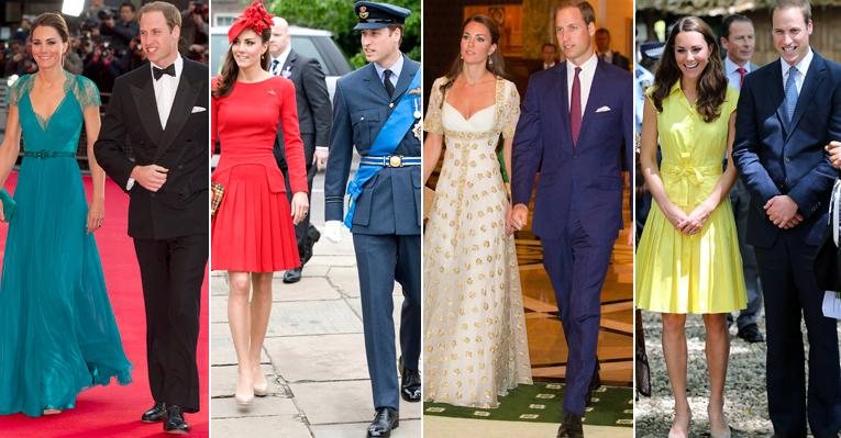 Kate Middleton e o Príncipe William - .