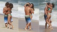 Mariana Rios e Ivan Mendes gravam cenas de romance para ‘Salve Jorge’ em praia do Rio - Dilson Silva/AgNews