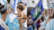 Rainha do bloco carioca Suvaco do Cristo, Cynthia Howlett leva marido, Eduardo Moscovis, e filhos, Rodrigo e Manuela, em festa pelas ruas do Rio - Andre Muzell e Felipe Panfili/AgNews