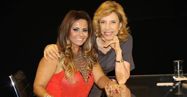 Viviane Araújo e Marília Gabriela - Carol Soares / SBT