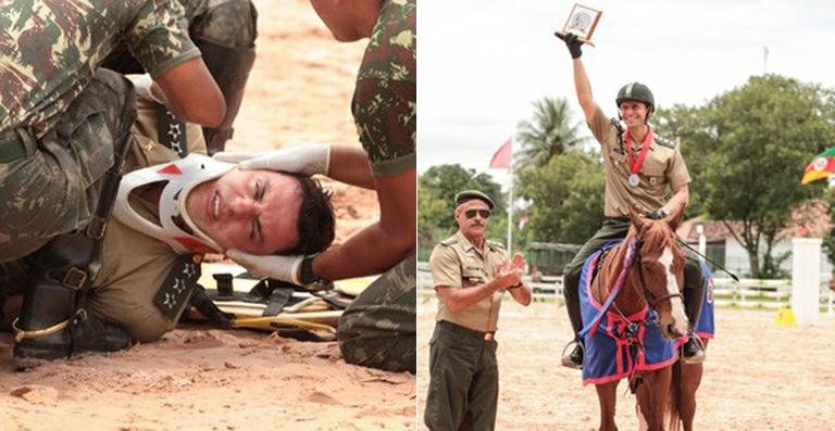 Théo (Rodrigo Lombardi) e Élcio (Murilo Rosa) em 'Salve Jorge' - Reprodução / TV Globo