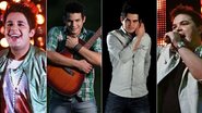 Cristiano Araújo, Israel Novaes, Gabriel Gava e Diego Faria - Divulgação