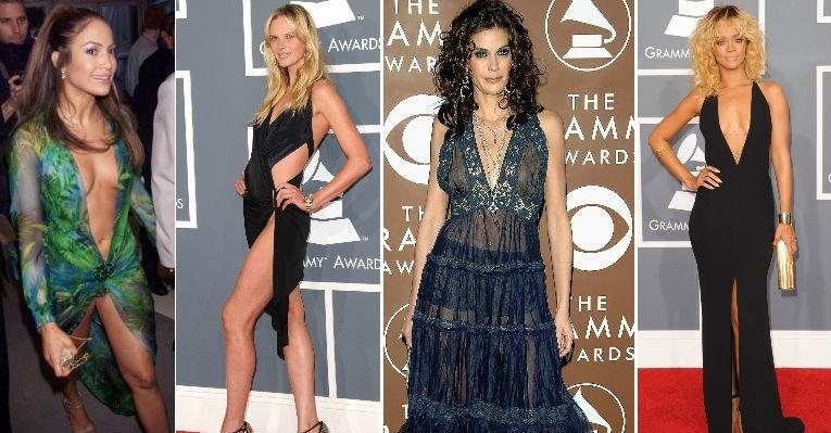 Vestidos ultra-sexy das famosas estão banidos do red carpet - Foto-montagem