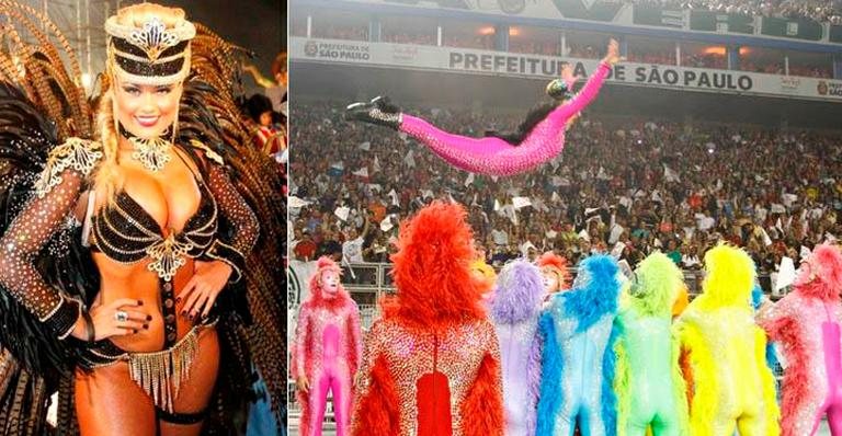 Rosas de Ouro lembra festas internacionais para comemorar o Carnaval - Paduardo/AgNews