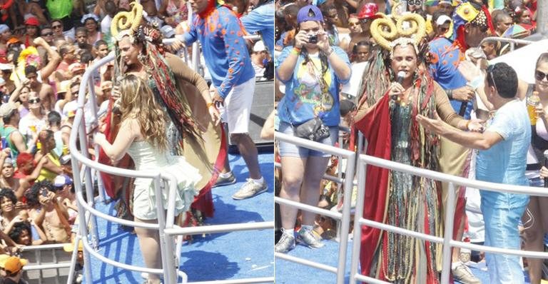 Fafá de Belém anima carnaval de Recife - Thiago Mattos e Onofre Veras/AgNews