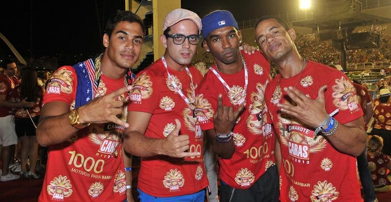 Micael Borges, Jefferson Brasil, David dos Santos e Jonathan Haagensen: Melanina Carioca no Camarote CARAS - Renato Wrobel