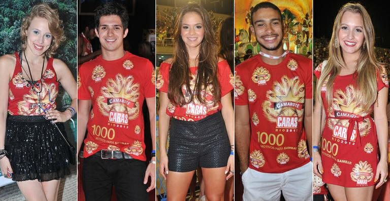 Marcella Rica, Igor Cosso, Bruna Marquezine, Sérgio Malheiros e Carla Diaz - Renato Wrobel